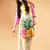 Multi colour Georgette Kurti Comprising Allover Floral Prints