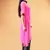 Pink Georgette Digital Printed Kurti