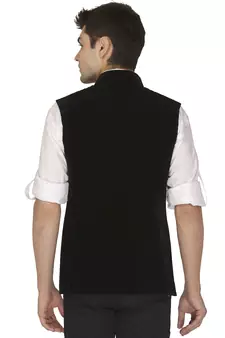 Black Velvet Nehru Jacket