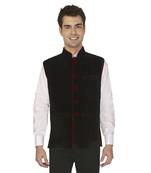 Black  Velvet  Nehru  Jacket