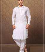 White Raees Premium Pathani