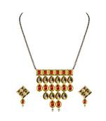 Golden Kundun Stud Gold Platted Brass Mangalsutra