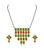 Golden Kundun Stud Gold Platted Brass Mangalsutra