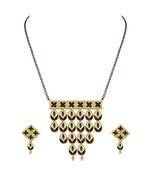 Golden Kundun Stud Gold Platted Brass Mangalsutra