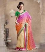 Easy To Wear 2 Piece Saree With Shaded Jacquard