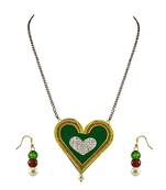 Golden Stone Stud Gold Platted Brass Mangalsutra