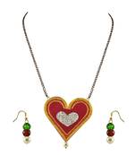 Golden Stone Stud Gold Platted Brass Mangalsutra