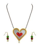 Golden Stone Stud Gold Platted Brass Mangalsutra