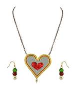 Golden Stone Stud Gold Platted Brass Mangalsutra