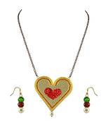 Golden Stone Stud Gold Platted Brass Mangalsutra