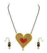 Golden Stone Stud Gold Platted Brass Mangalsutra