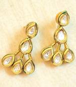KUNDAN STUD EARRING