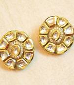 KUNDAN STUD EARRING