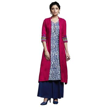 Pink embroidered cotton stitched salwar 1
