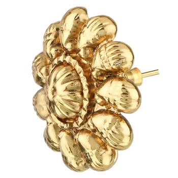 Vintage Stud White Copper Stud Earring for Women 3