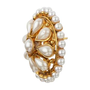 Ladies Studs White Copper Stud Earring for Women 3
