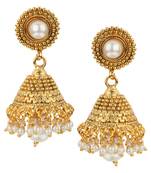 Jhumki Wedding White Copper Jhumka Earring for Women