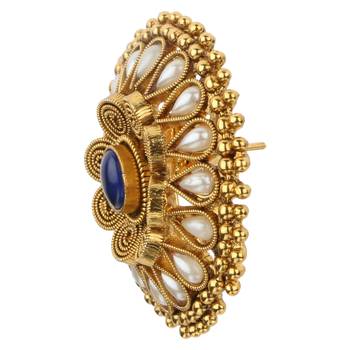 Ladies Studs Blue Copper Stud Earring for Women 3