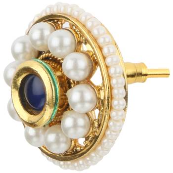 Ladies Studs Blue Copper Stud Earring for Women 3