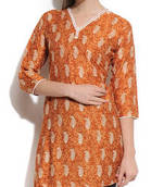 Xxl   Paisley Impressions Veda Softsilk Kurti 