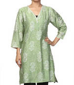Xxl   Paisley Impressions Veda Softsilk Kurti 