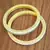 SOLITAIRE GOLD PLATED BANGLES