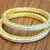 SOLITAIRE GOLD PLATED BANGLES