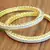 SOLITAIRE GOLD PLATED BANGLES