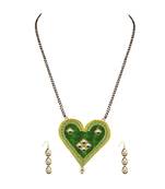 Golden Stone Stud-Gold Platted Brass Mangalsutra