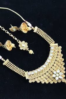 Multicolor pearl necklace-sets