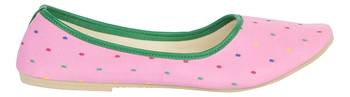 Perky Pink Women's Mojaris 5
