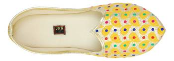 Yellow And Gold Women's Mojaris 2