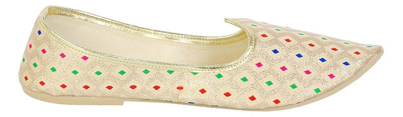 Golden Women's Mojaris