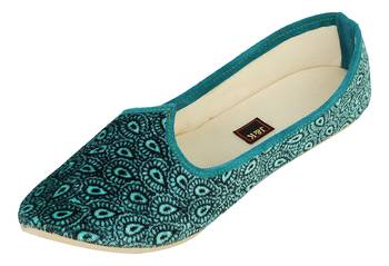 Sea Green Women's Mojaris 1