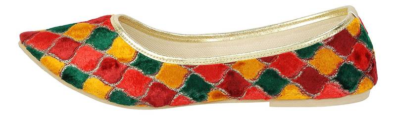 Multi Coloured Women's Mojaris