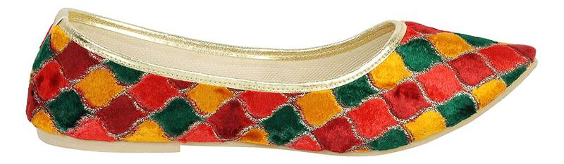 Multi Coloured Women's Mojaris