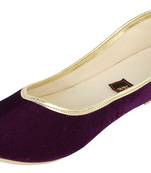 Dark Purple Women's Mojaris