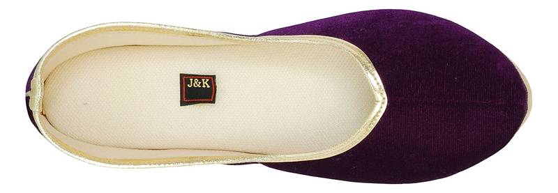 Dark Purple Women's Mojaris