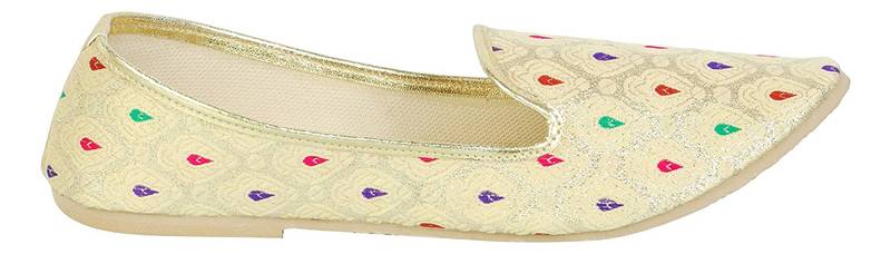 Gold Women's Mojaris