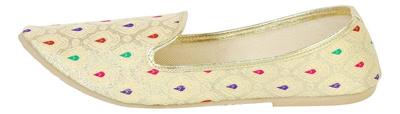 Gold Women's Mojaris