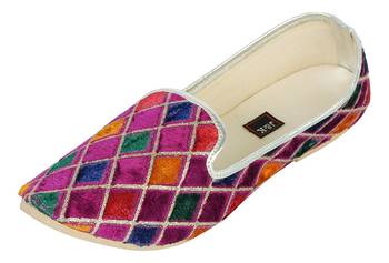 Multi Coloured Women's Mojaris 1