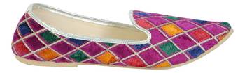 Multi Coloured Women's Mojaris 4