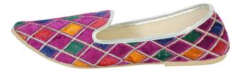 Multi Coloured Women's Mojaris 5