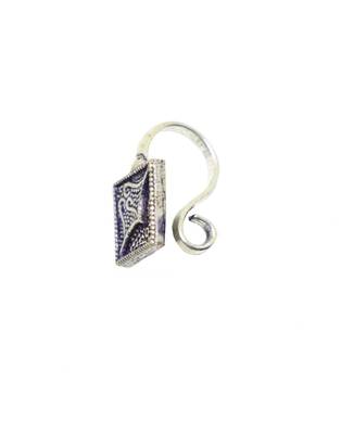 Oxidized Metal Nose Pin  Box Shape 2