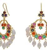 Ethinic Antique Hyderabadi Nizam Style Chand Bali