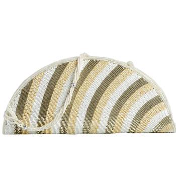 Crescent Shaped  Multicolour Sequinned Evening Bag 1