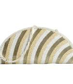 Crescent Shaped  Multicolour Sequinned Evening Bag