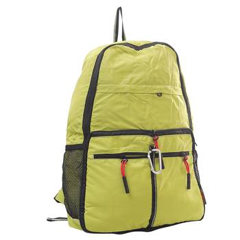 Solid Green Multipurpose Folding Bag 1