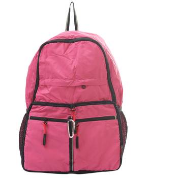 Charming Solid Pink Multipurpose Folding Bag 1