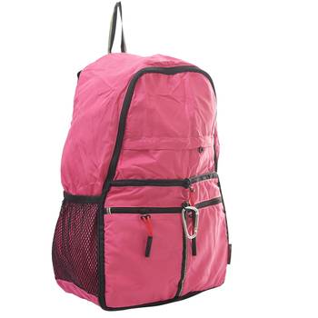 Charming Solid Pink Multipurpose Folding Bag 2